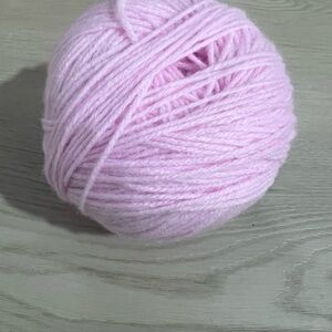 Soft Pink Yarn Ball